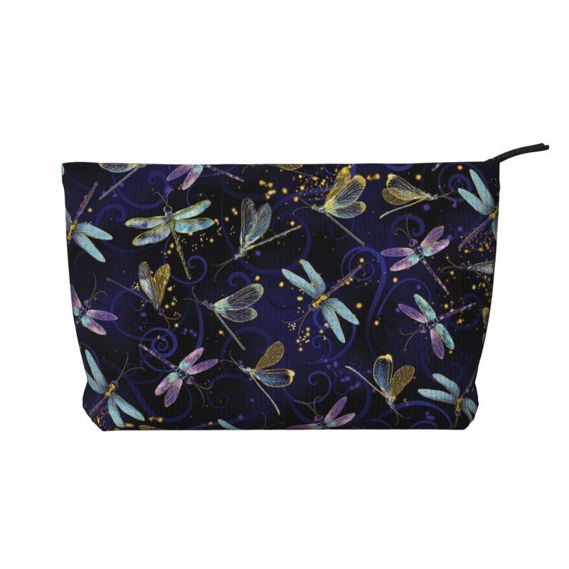 

Custom Dragonfly Galaxy Cosmetic Bag Women Cute Large Capacity Makeup Cosmetic Organizer Case Beauty Storage Toiletry Bags