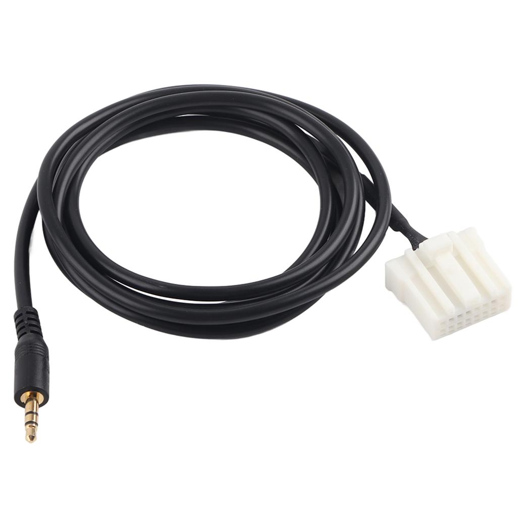 Bil 3,5 mm AUX Lyd CD Grensesnitt Adapterkabel For Mazda 2 3 5 6 2006‑2013 Høy Kvalitet