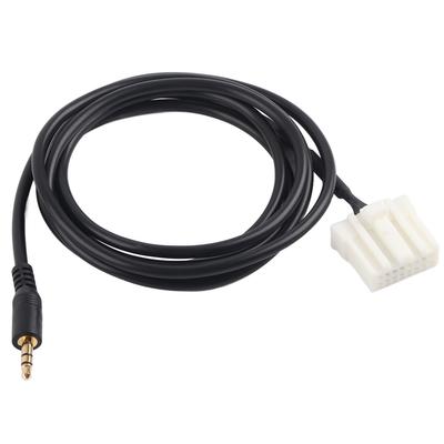 Car 3.5mm AUX Audio CD Interface Adapter Cable For Mazda 2 3 5 6 2006‑2013 High Quality