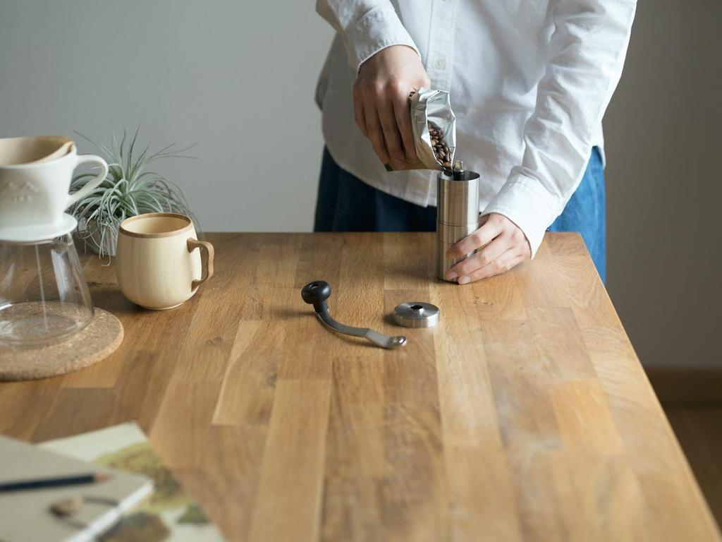 [Set] 2-Piece Set (RIVERET Cafe au Lait Mug, 350ml, Bamboo, Dishwasher Safe, White, RV-205W, and Gift Bag with Ribbon)