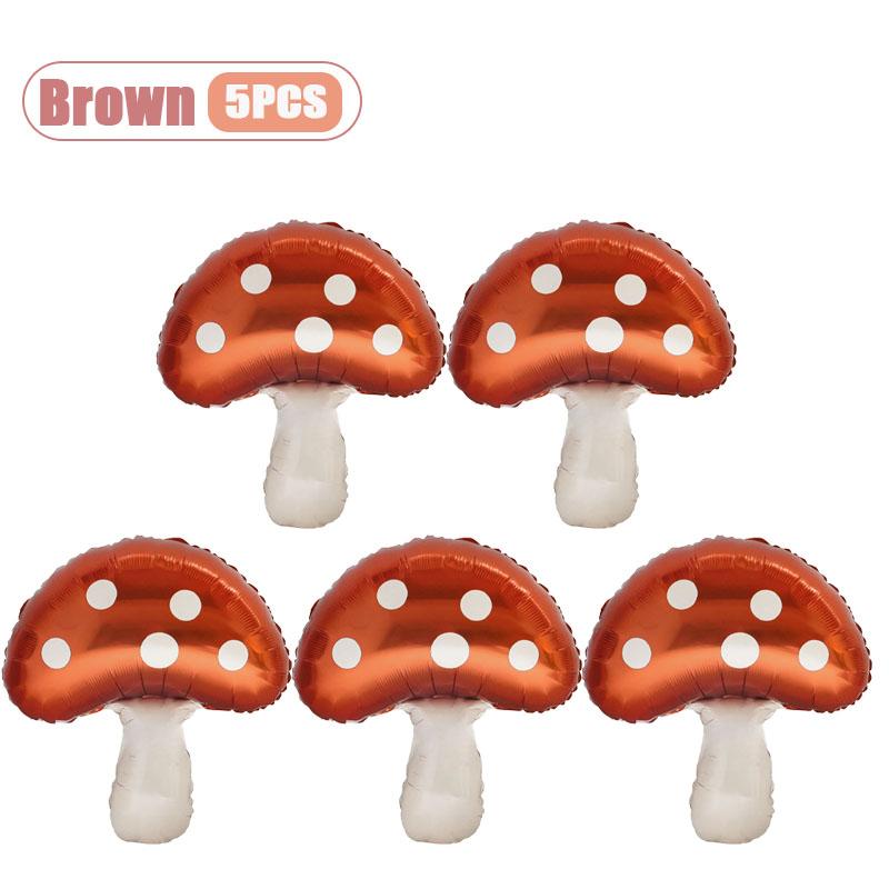 Mushroom Foil Balloon, Inflatable Cute Party Decoration for Baby Shower Wedding Birthday and Forest Plant Theme Events Decor