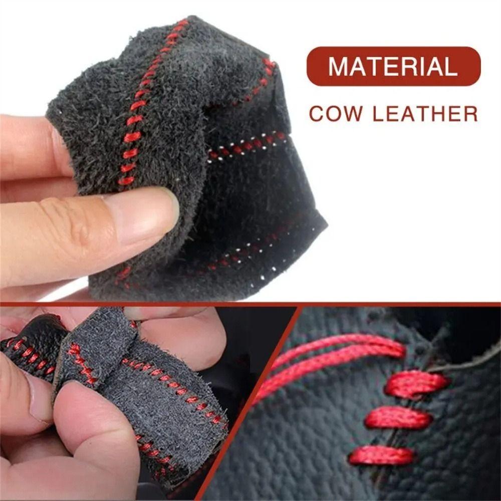 Anti-Slip Handbrake PU Leather Car Accessories Black Handbrake Sleeve  Auto