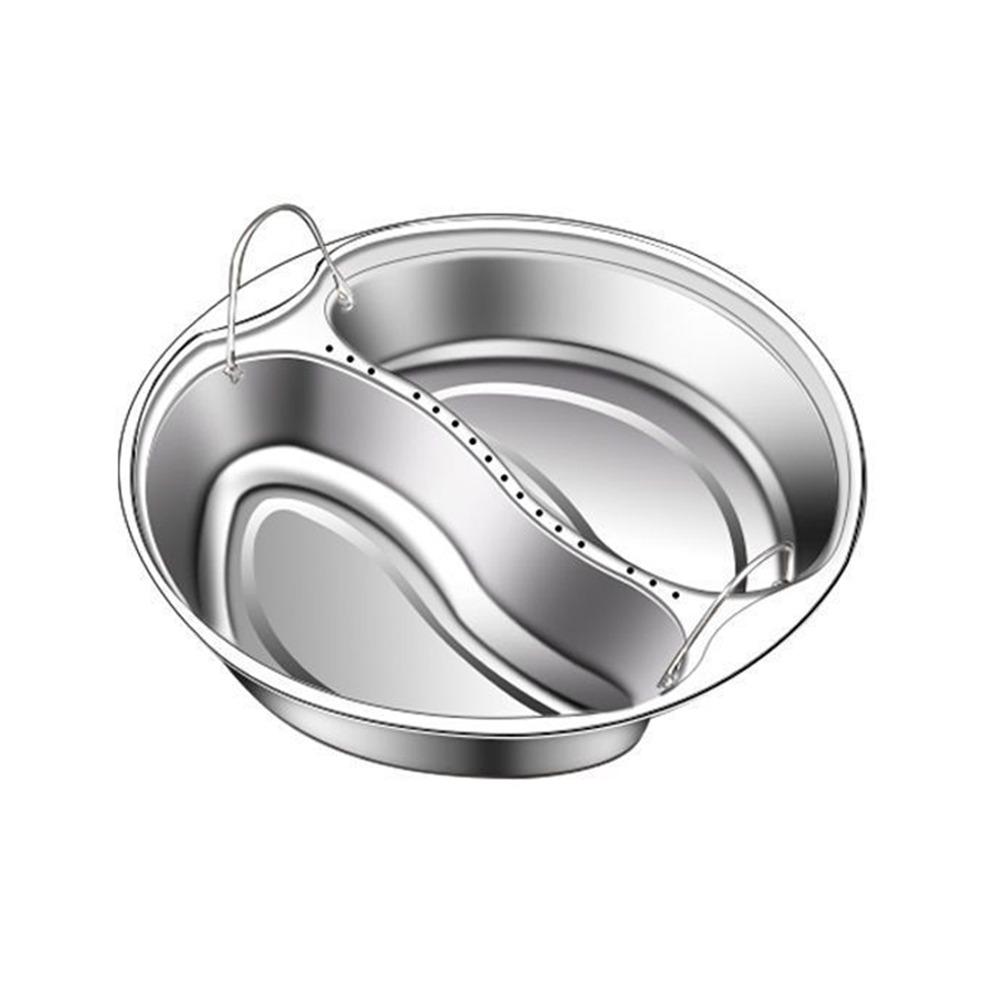 304 Stainless Steel Divided Food Steamer Tray Multi Size Stackable Food Steamer with Handle Round Food Holder for Kitchen