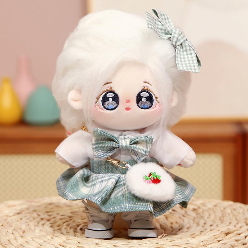 

Кукла Подарочная Плюшевая Будуарная Одежда Для Девочек Хлопковая Кукла Кукла 20 см Игрушка-Одежда 20cm (with skeleton)