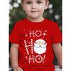 Boys' Christmas & Summer Short Sleeve T-Shirt Santa Claus Cartoon Print Christmas Girl's Men's Women's T-shirt Tops