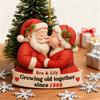 Yousheng Xmas Tree Hanging Pendant Growing Old Together Since 2025 Personalized Acrylic Christmas Ornament Santa Couple Decoration