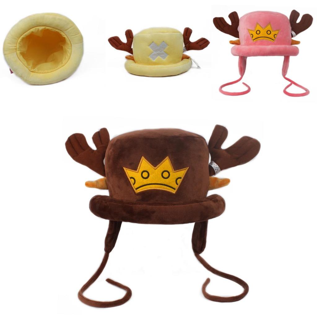 Anime One Piece Chopper Pluszowy Kapelusz Rybaka Miękki i Uroczy Dodatek Odzieżowy