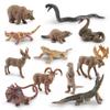 Static Charming Animal Models Crafted From Quality Plastic Including Reindeer Grizzly Bear And North American Bison For Dec Home