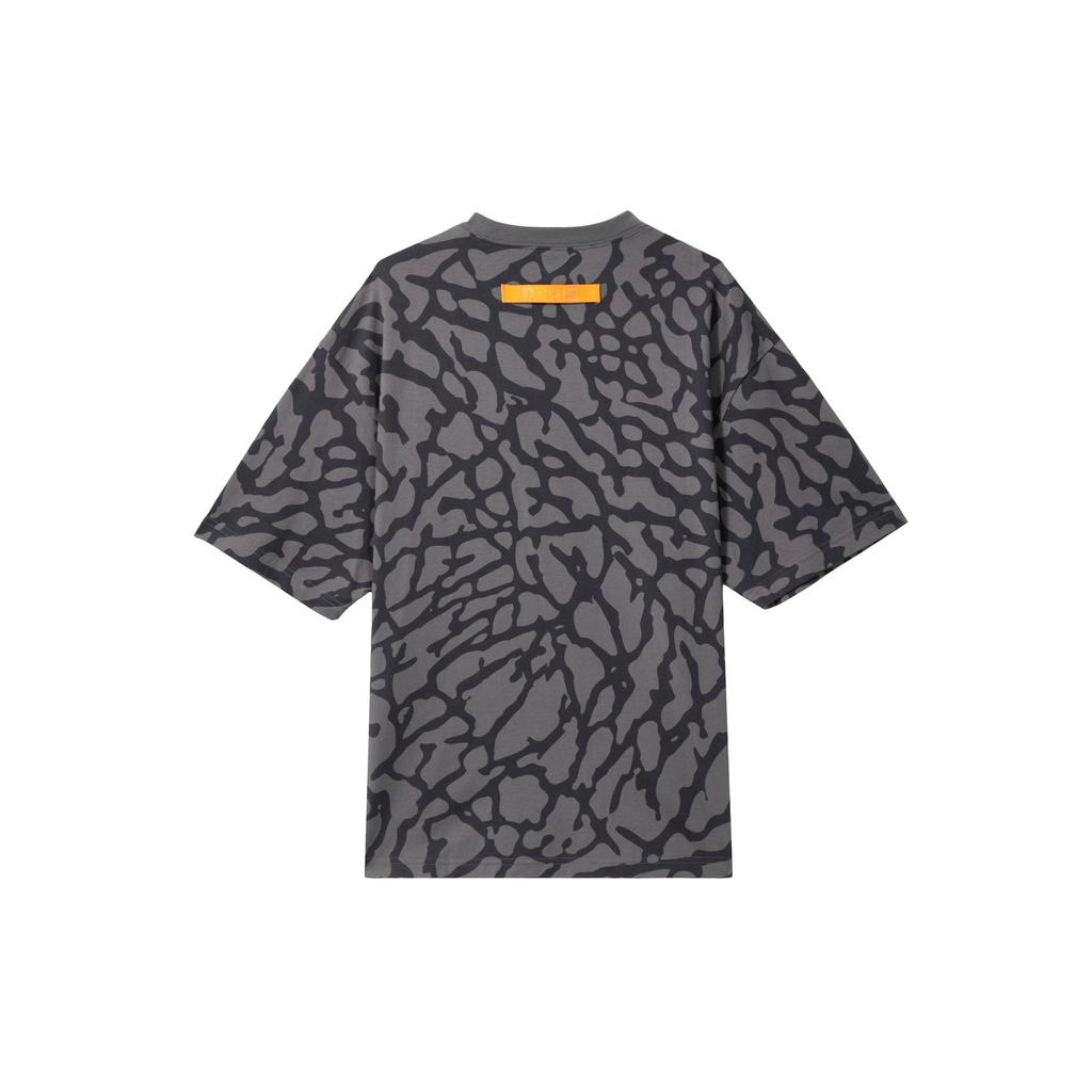 Jordan T-shirt Casual Girocollo a Maniche Corte con Stampa Paris Saint-Germain Uomo Top Nera DZ2912-068