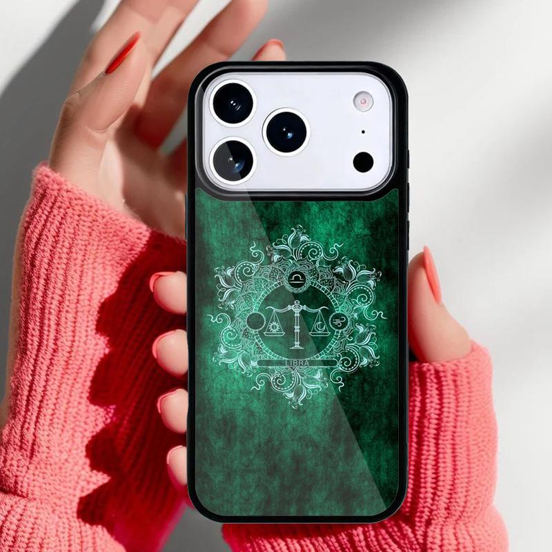 Zodiac Libra Balance Phone Case for iPhone 17 Air 16e 15 14 13 Pro Max Back Cover for 12 11 Pro Coque