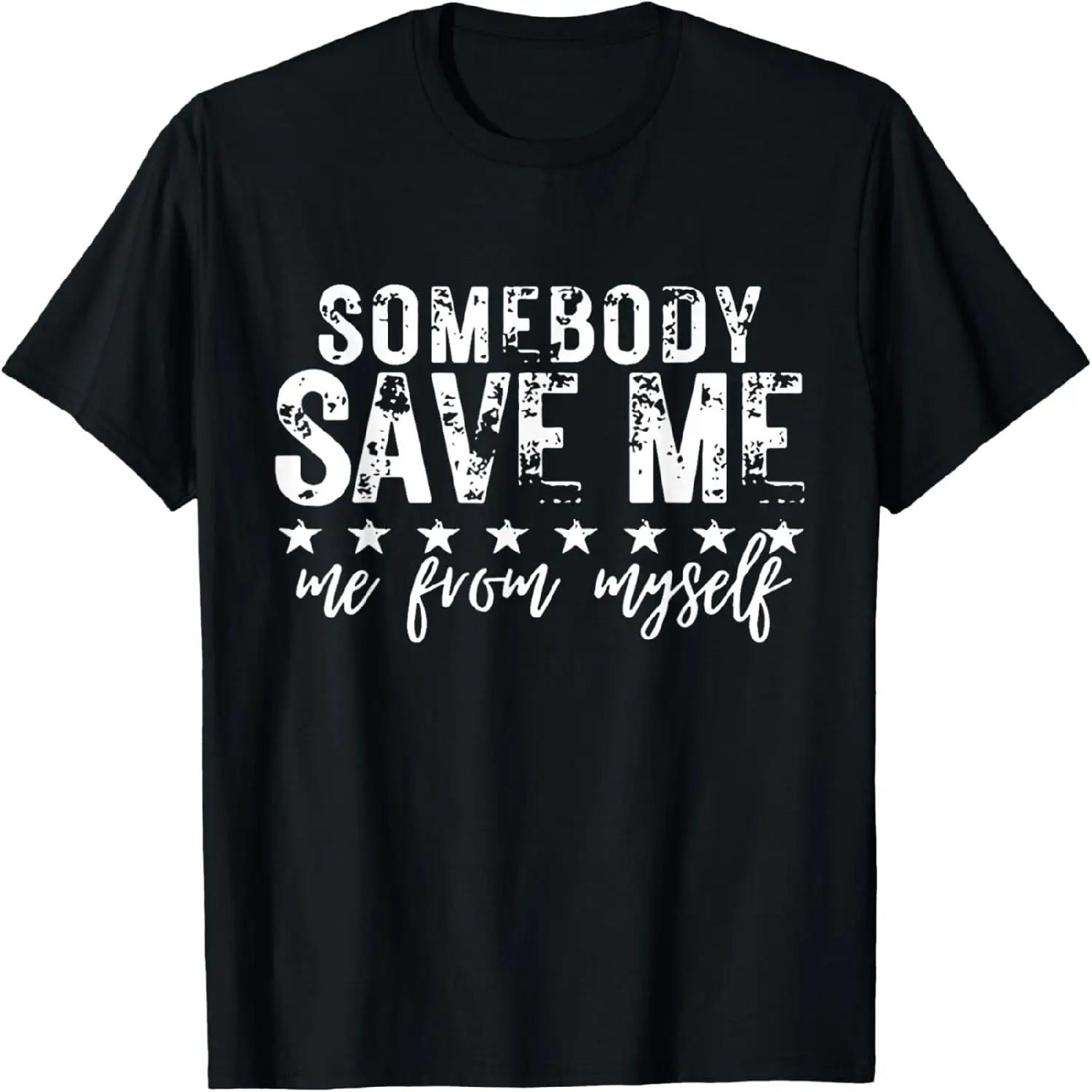 Vintage Retro Somebody Save Me From Myself T-Shirt XXXXXL разноцветный