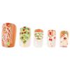Holiday 24pcs Press On Nails Christmas and Winter Designs Stick on Nail False Nail Decoration for Fashion Enthusiasts