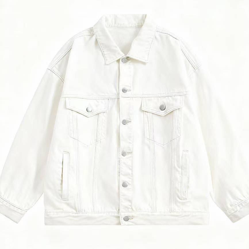New Korean Retro Denim Jacket - Casual, Stylish Spring/Autumn Top