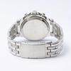 Salvatore Marra Metal Watch SM22108-SSWH Day & Date Display 10 ATM Water Resistant Silver Case White Metal Band