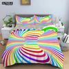 Psychedelic Digital Printing Bedding Set 3D Duvet Cover Set Microfiber Adults Women Queen King Twin Full Size Duvet Cover