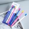 Soft Bristle Toothbrush Set 3 Pack Ultra Fine Bristles Gentle On Gums Compact Head Design Durable Handle for Daily Oral Care
