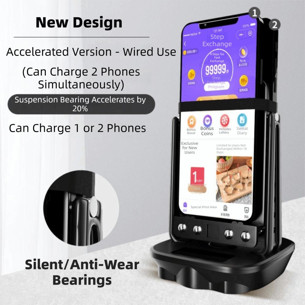 Silent Operation Step Counting Swing Device Phone Shaker Machine Daily Step Tracking