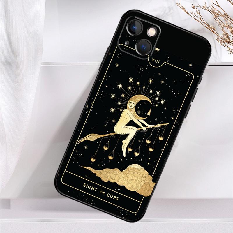 Witches Moon Tarot Mystery Totem Shockproof Case For iPhone 17 16 Pro Max 11 14 15 Plus 12 13 Mini 16e 17 Air Phone Cover