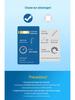 50-Pack 7-in-1 Water Quality Test Strips for Swimming Pools, Drinking Water, Fish Ponds, Hot Springs - Detect Residual Chlorine, pH Levels