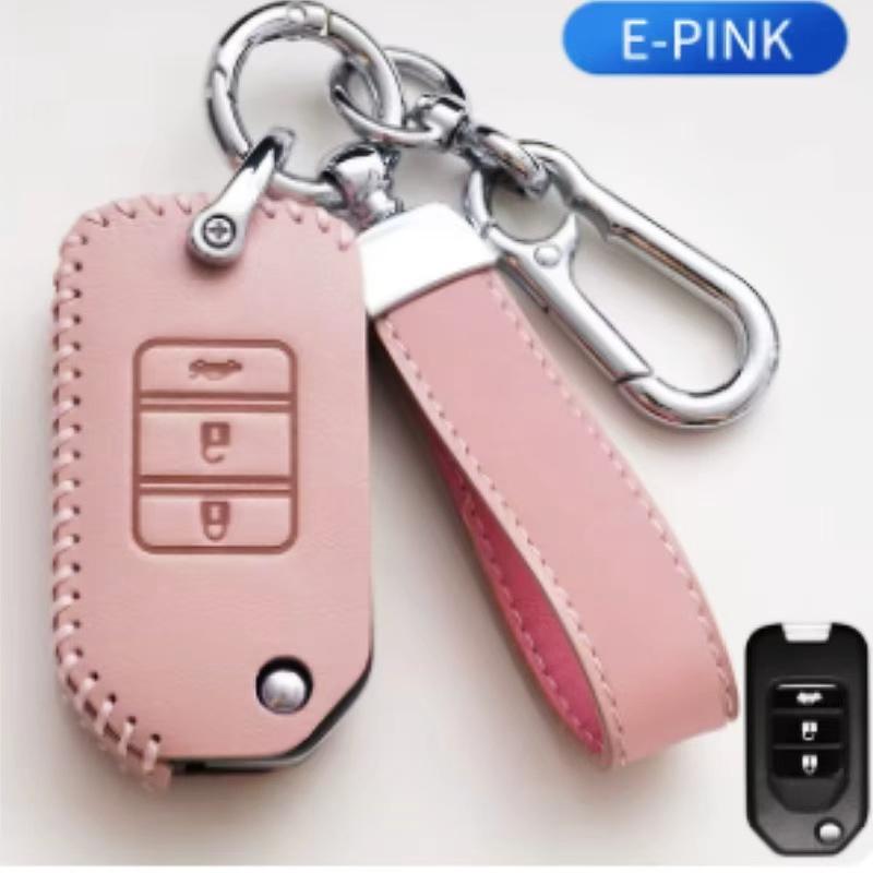 For Honda Civic CR-V HR-V Accord Jade Crider Odyssey 2015- 2018 Remote Protector Accessories Car Key Fob Pocket Cover Case