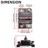 30A-300A Circuit Breaker Is Suitable For Marine Towing Vehicles With 12V-48V DC Manual Reset Waterproof Function Circuit Breaker