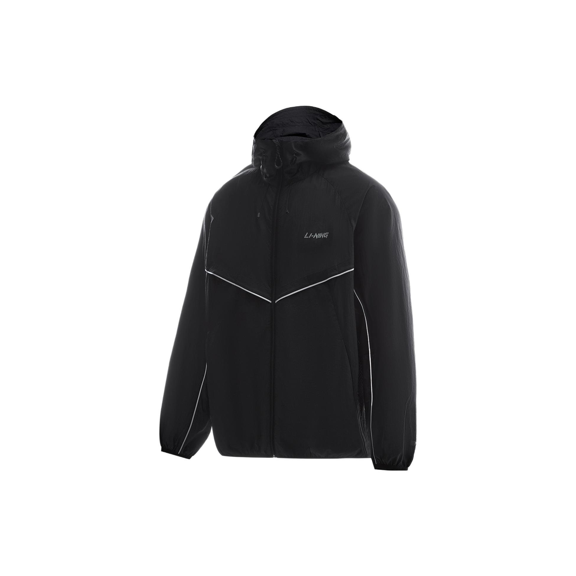 Мужская одежда Li Ning Smoothie для защиты от солнца, черная AFDU675-4 XXL