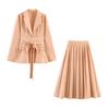 European and American style French women's clothing, fashionable and versatile temperament, commuter style temperament and elegant two-piece suit