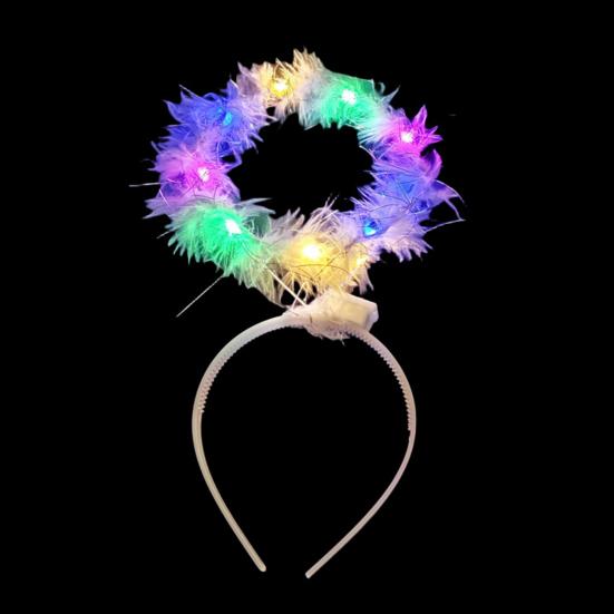 Zářivá čelenka s křídly Elfí víla Svítící hůlka Andělská víla Foto rekvizita Sada pro dívky Rozsvěcující se kostýmový doplněk