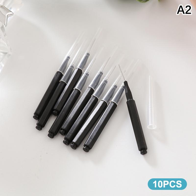 10Pcs Shower Head Cleaning Brush Small Hole Cleaner Tool Anti- Clogging Mini Crevice Bristle For Nozzle Gap Bathroom Automotive