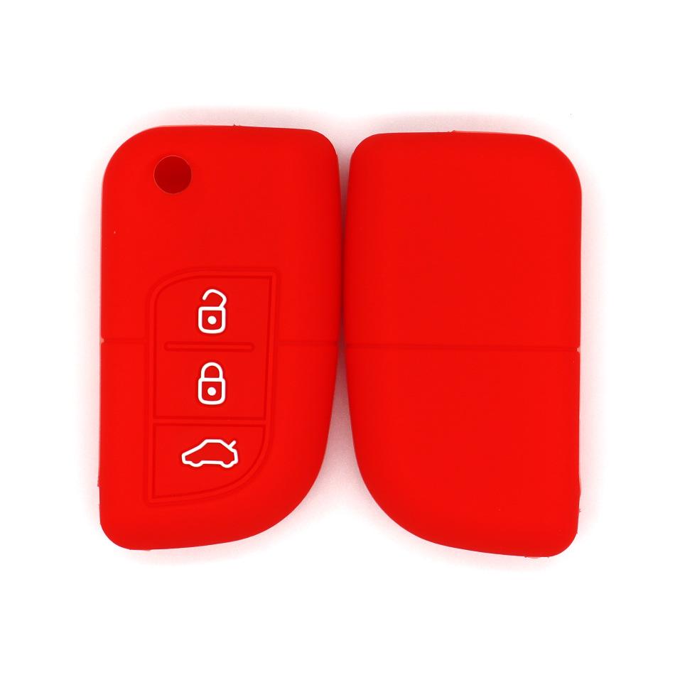 Suitable for Changan Automobile V5CX20CX30 Yuexiang V3 Zhixiang Ouliwei X6 folding key silicone protective case bag