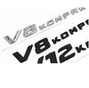 V6 V8 V12 KOMPRESSOR Car Emblem Rear Trunk Badge Sticker for M-ercedes B-enz W212 W213 W204 W205 W168 W176 CLK GLA G63 G500