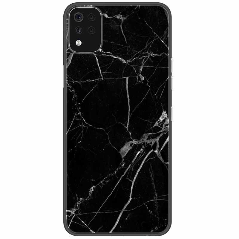 Phone Case For LG K42 K52 K62 Q52 Case Soft Painted Wolf Silicone Black Covers For LG K62 Cases K 42 Shockproof Funda for LGK52