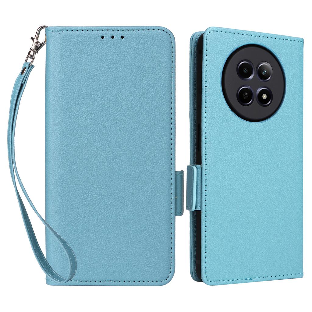 For Realme Narzo 70x 5G/C65 5G/Narzo N65 5G/13 5G/12 5G/12x 5G Case with Strap Litchi Texture PU Leather Wallet Phone Cover