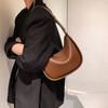 Summer New Textured Female Underarm Bags Fashion Trendy Pu Leather One Shoulder Pack Simple Versatile Women Crossbody Bag