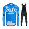 2026 Langarm Herbst Atmungsaktiv Team Frühling Herbst Radtrikot Set Fahrradbekleidung Atmungsaktiv Herren Kurzarmhemd Radhose Trikot