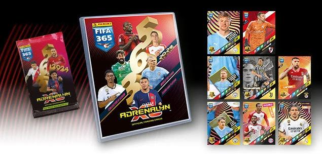 Panini Fifa 365 2024 Adrenalyn Xl Sachet Fat Pack 24 + 2 Football Cards
