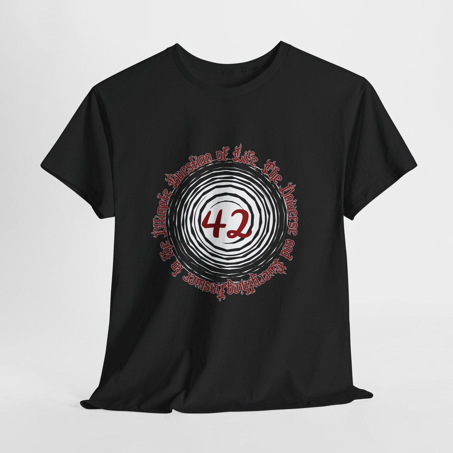 42 The Answer | Hitchhikers guide to the Galaxy Unisex (Gildan) 2XL