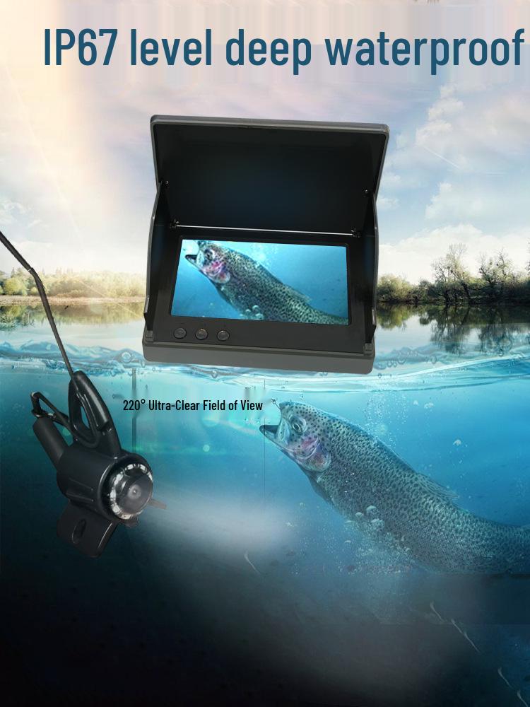 High-Definition Underwater Fish Finder Camera with Night Vision for Anchor and Visual Fishing