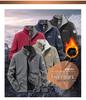 Men's Double-Sided Polar Fleece Hoodie Jacket 8789 - New Autumn/Winter Casual Cardigan