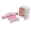 Children Simulation Miniature Dollhouse Bedroom Scene Small Furniture Home Role Playing Educational 