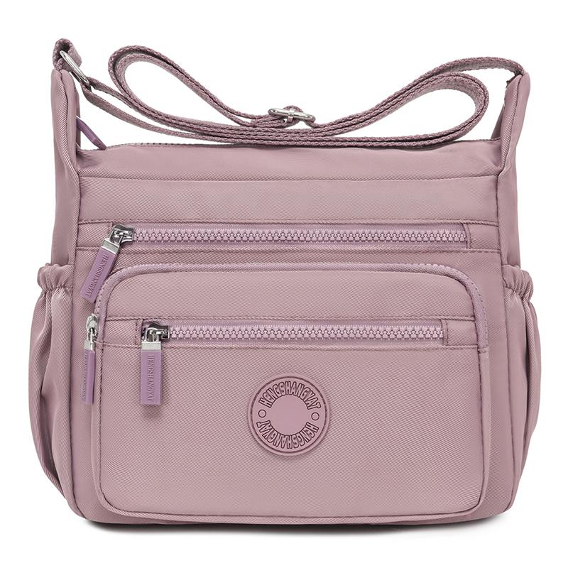 Nylon Women's Bag Multi-Layer Mother's Bag Large Capacity Shoulder Bag Lightweight Water-Repellent Crossbody Bag