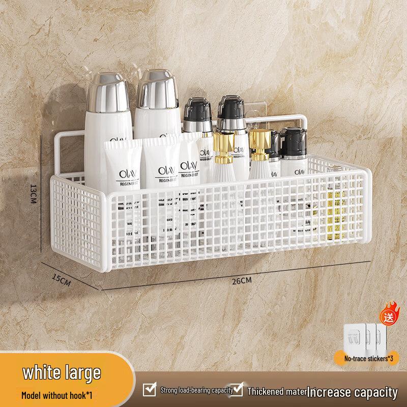 LIEI Punch-Free Suction Cup Wall Shelf