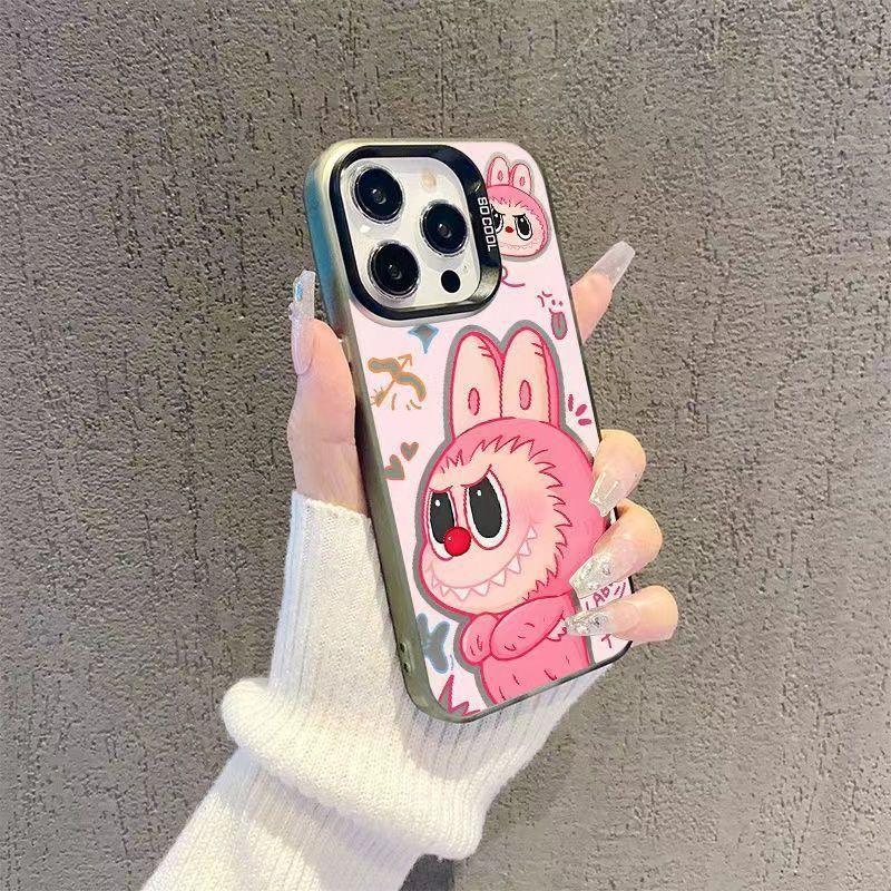Sweet and Cool Rabbit Labubu Is Suitable for Apple 14Promax Mobile Phone Case 16 Advanced 15 Trendy 1311.