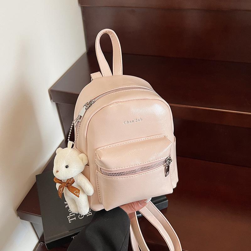 Backpack small 2025 new fashion design sense niche travel light schoolbag women ins going out small backpack
