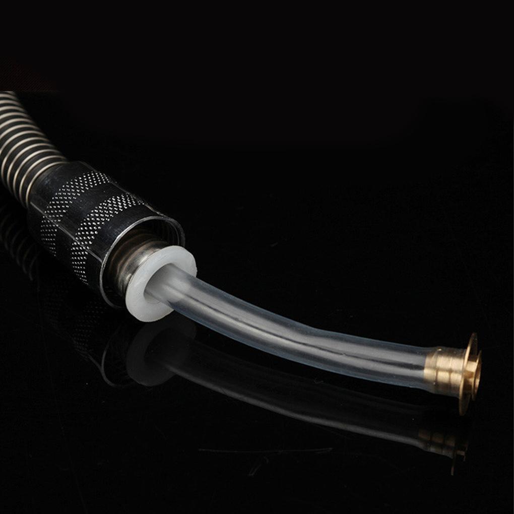 Flexible Shower Hose Stainless Steel Water Pipe Bathroom Soft Tube Accessories 2.5m