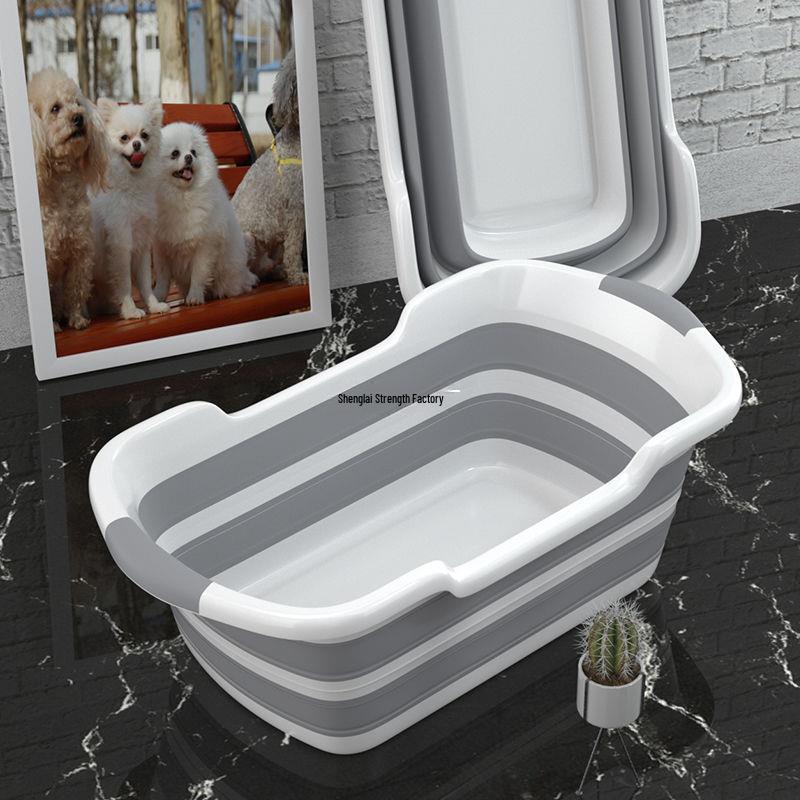 

Foldable Pet Bath Tub for Small Dogs and Cats Other