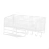 Hanging Basket Wall Fruit Vegetable Organizer Metal Storage Rack for Kitchen Home Bathroom Laundry