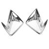 ABS Chrome Front Fog Light Head Lamp Cover Trim Shell Bezel for Toyota Rav4 2017 2018 Decorative Accessories Chromium Styling