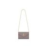 Saint Laurent Ysl Monogram Gold Logo Quilted Grainy Embossed Leather Chain Wallet Shoulder Bag Women bags 377828-BOW0J-1202