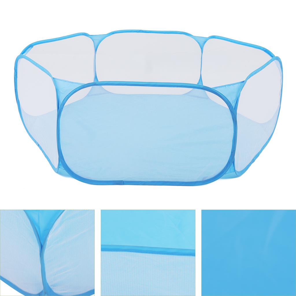 Small Animals Tent Foldable Breathable Interactive Easy Access Portable Small Pet Playpen for Pets